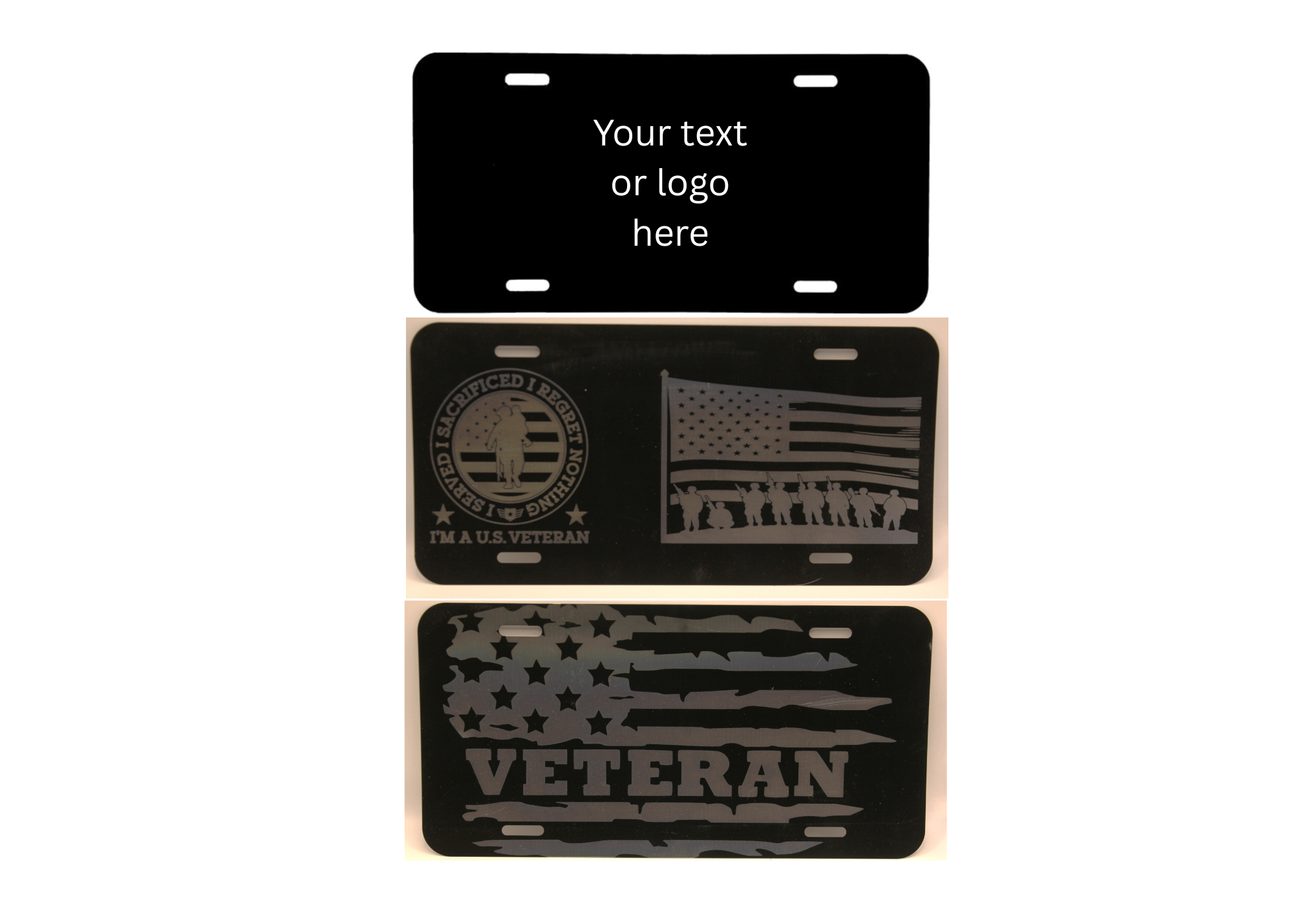 Front Vanity Plates 6x12