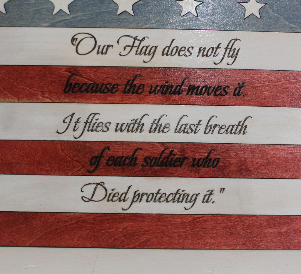 Freedom isn't free flag 12x24