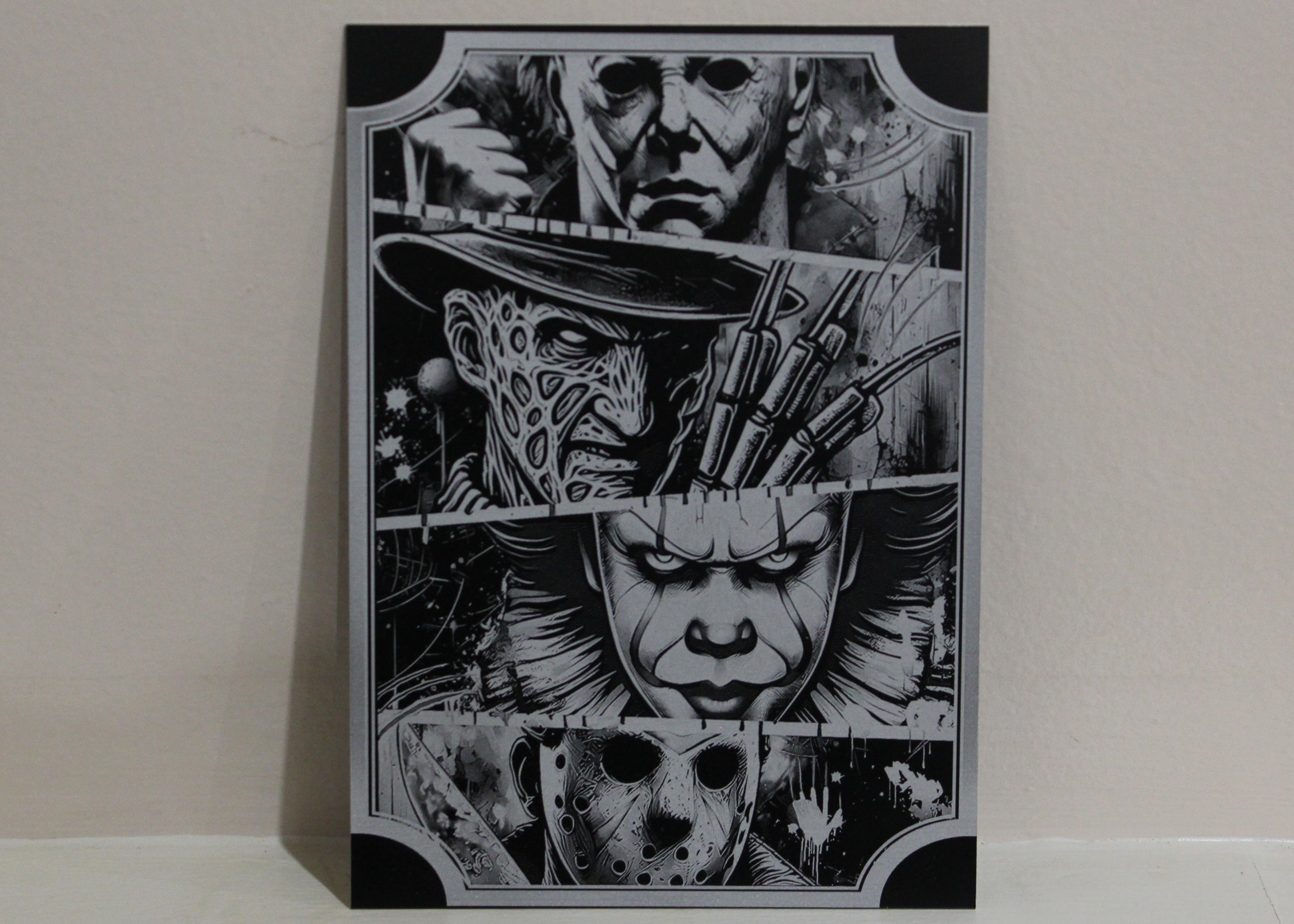 Horror Aluminum sign 5x7