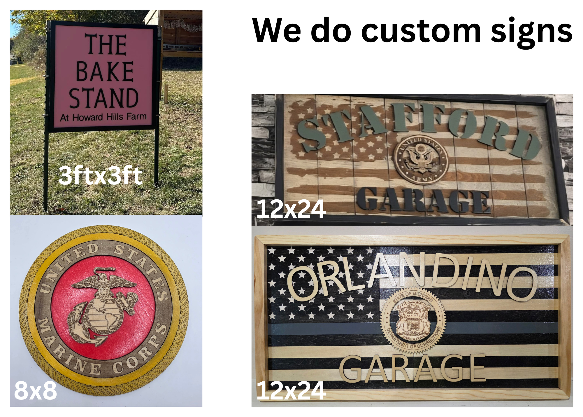 Custom signs