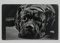 Dog 3 1/2x2 metal magnet