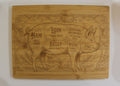 Pork cut 12x9 bamboo cutting board